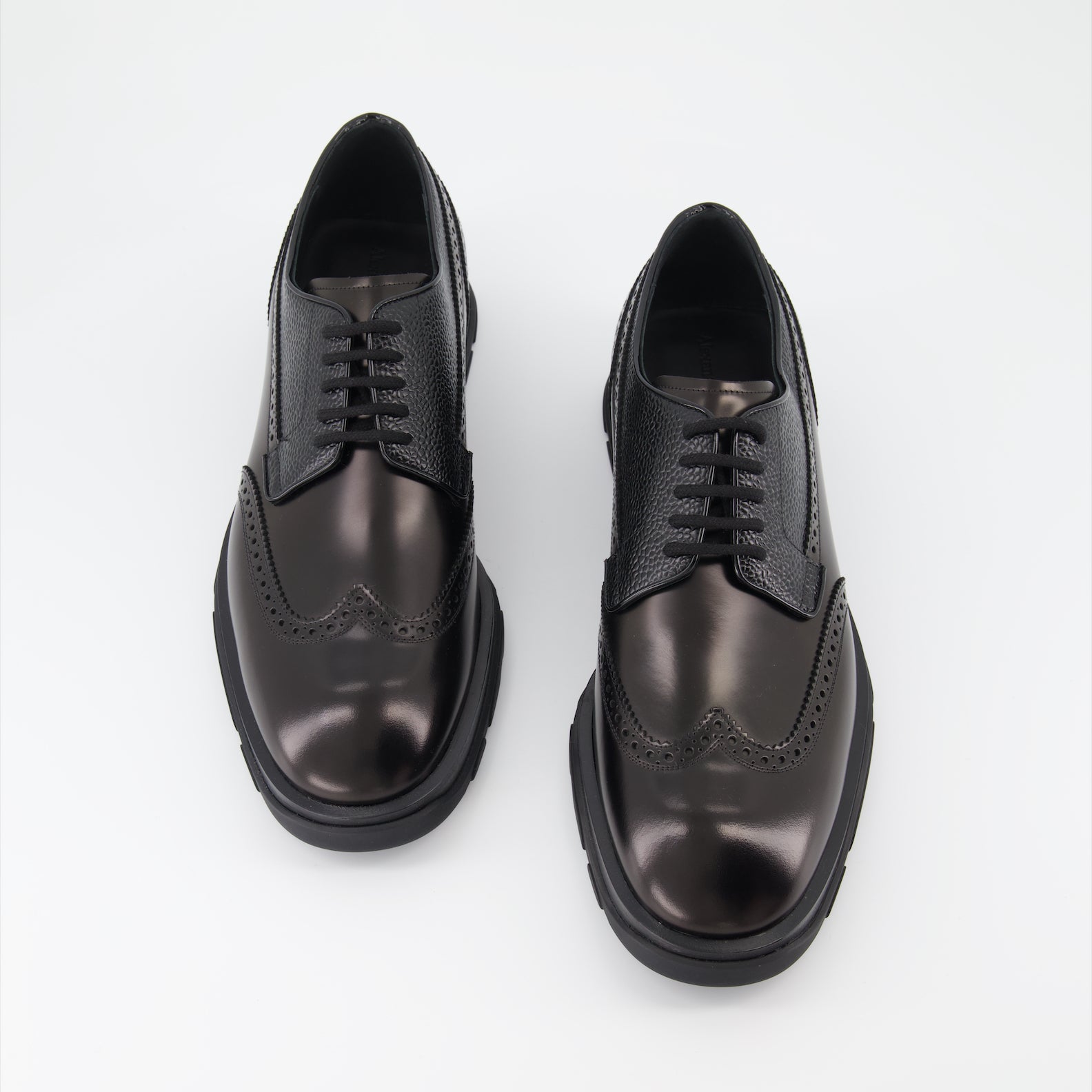 Scarpe eleganti Derbies Punk Alexander McQueen Nero Homme