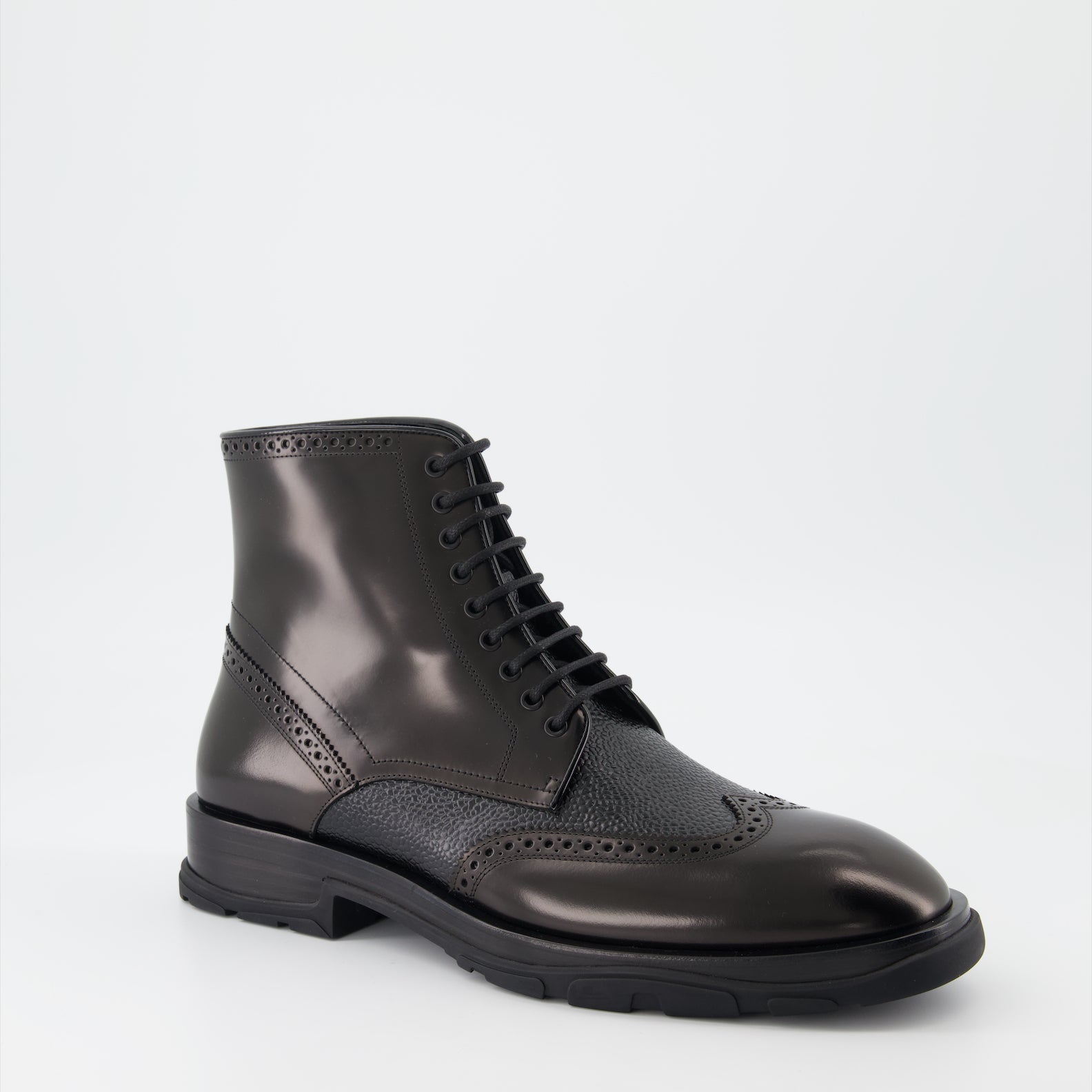 Botas y botines Botas de Tobillo Punk Alexander McQueen Negro Homme