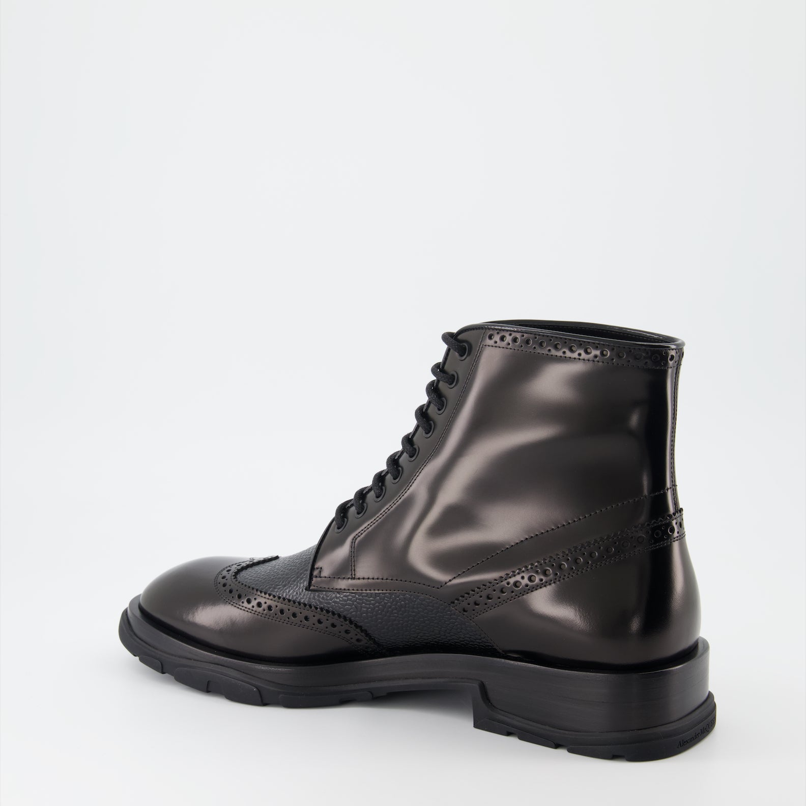 Botas y botines Botas de Tobillo Punk Alexander McQueen Negro Homme