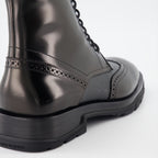 Botas y botines Botas de Tobillo Punk Alexander McQueen Negro Homme