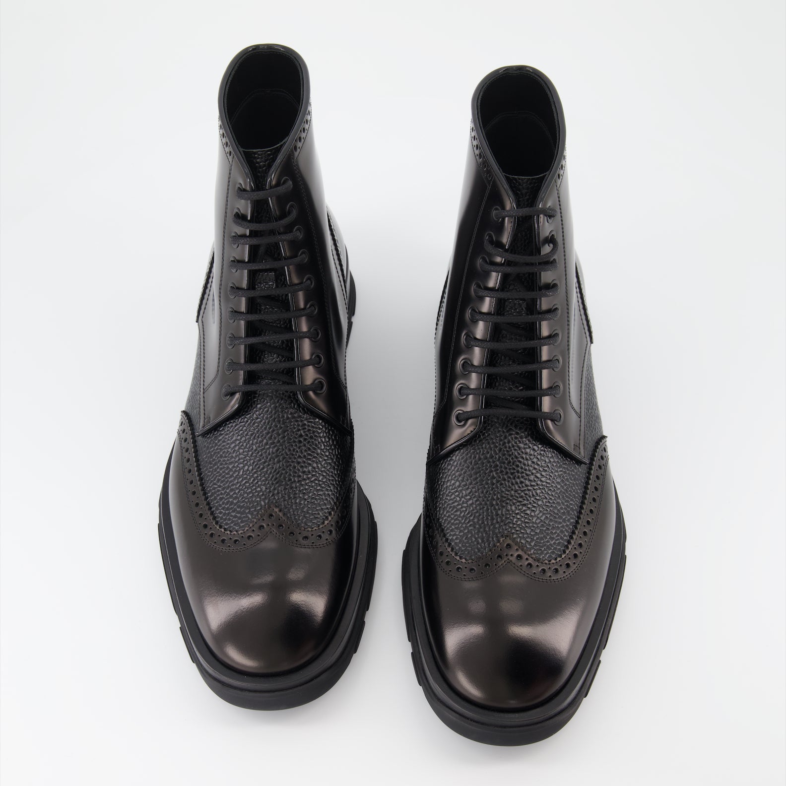 Botas y botines Botas de Tobillo Punk Alexander McQueen Negro Homme