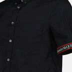 Shirts Band logo shirt Alexander McQueen Black Man