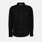Hemden Chemise en denim Alexander McQueen Schwarz Homme