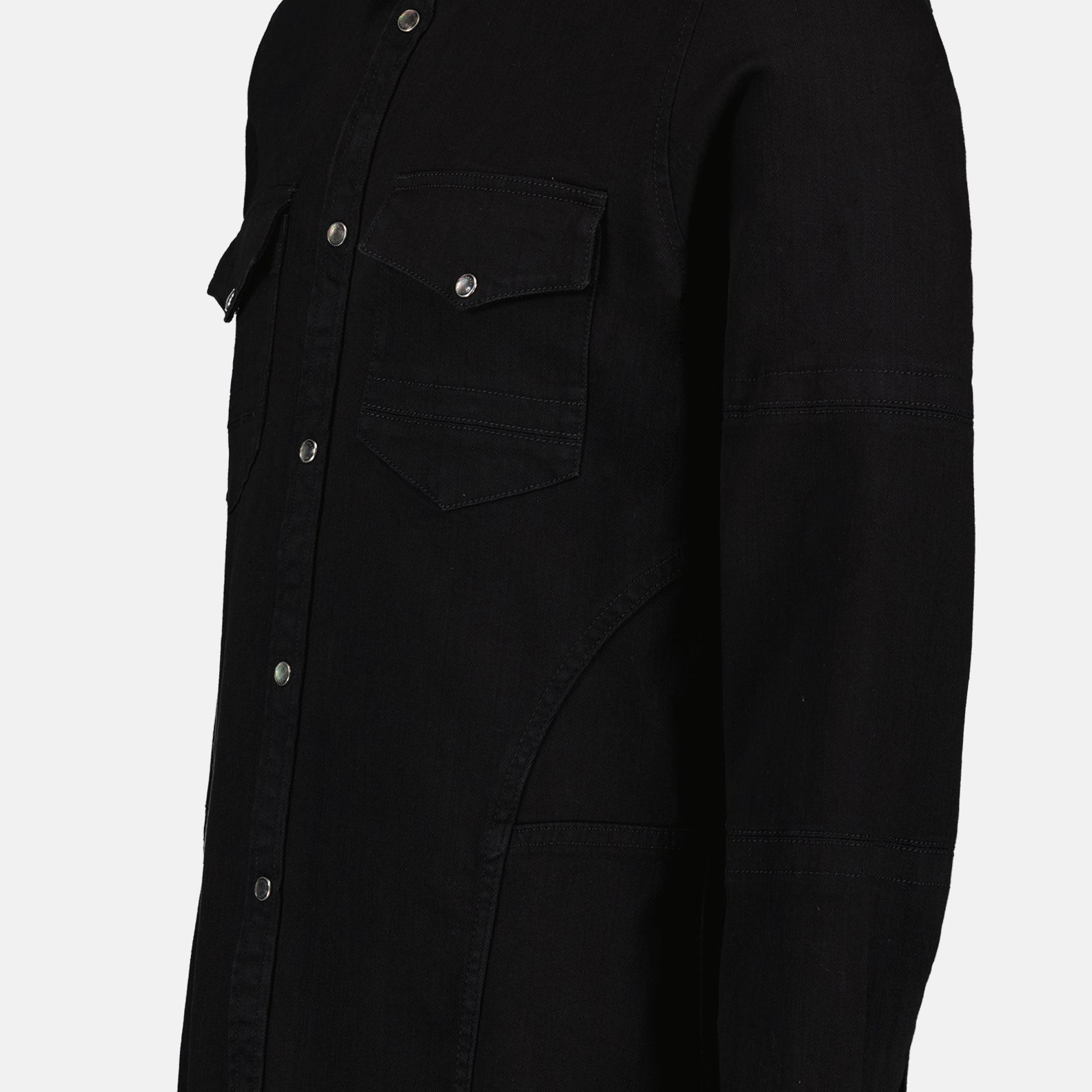 Hemden Chemise en denim Alexander McQueen Schwarz Homme
