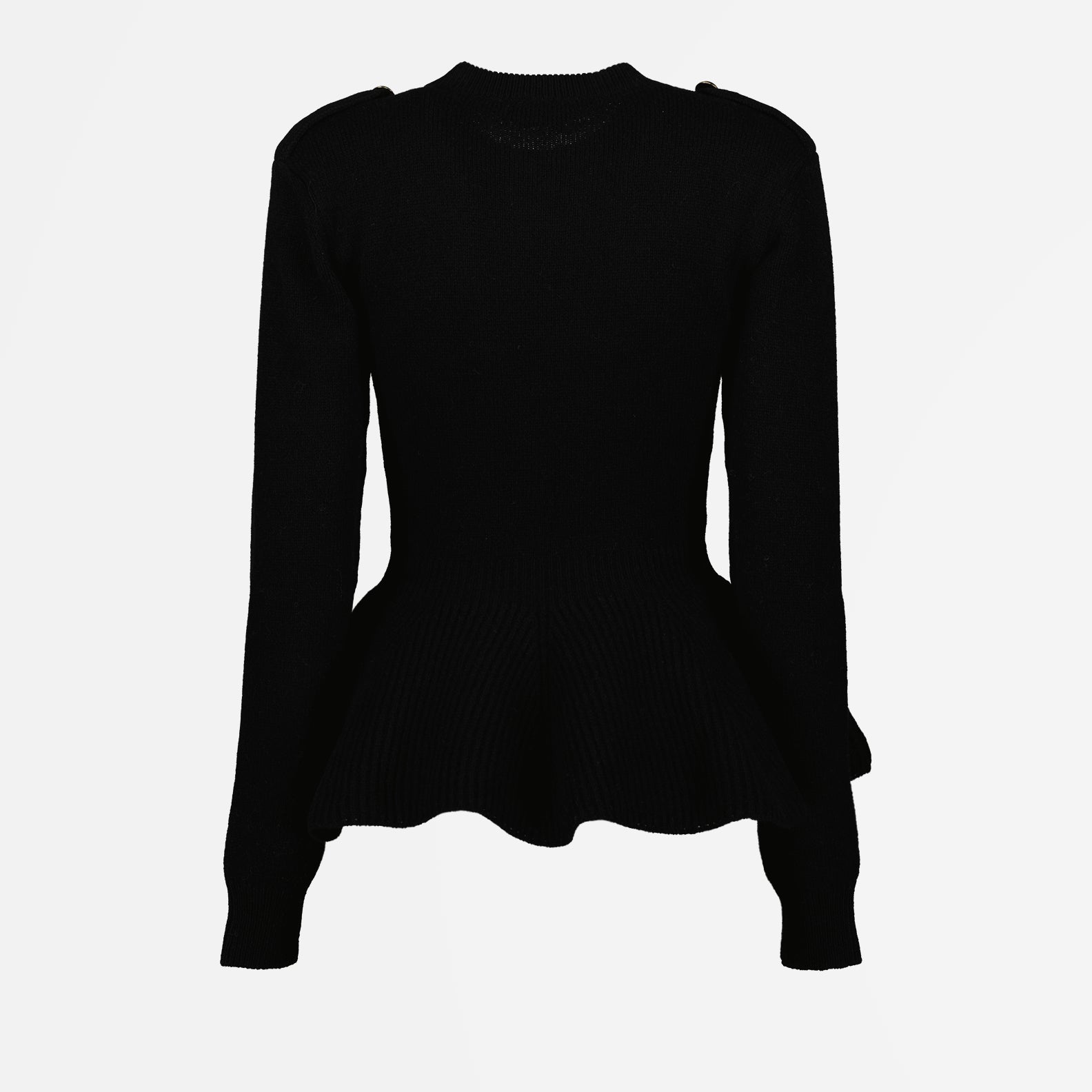 Strickwaren Pull à volants Alexander McQueen Schwarz Femme