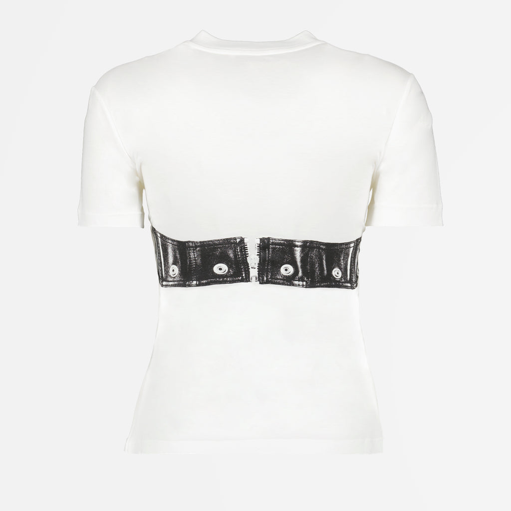 T-shirts Biker T-shirt Alexander McQueen White Women