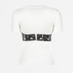 T-shirts Biker T-shirt Alexander McQueen White Women