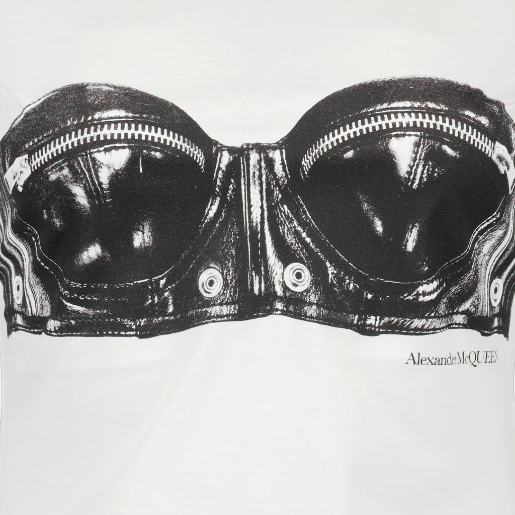 T-shirts Biker T-shirt Alexander McQueen White Women