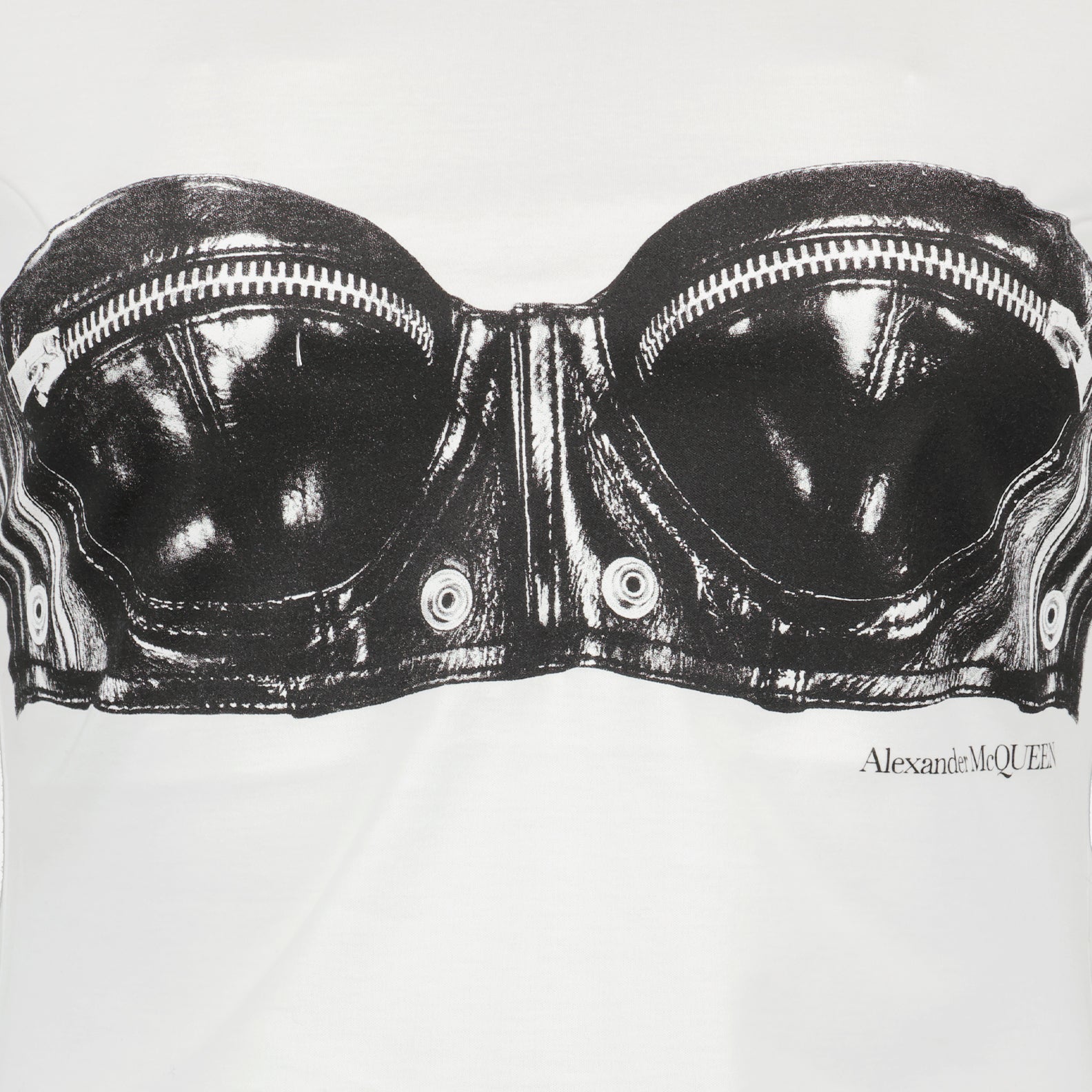 T-shirts Biker T-shirt Alexander McQueen White Women