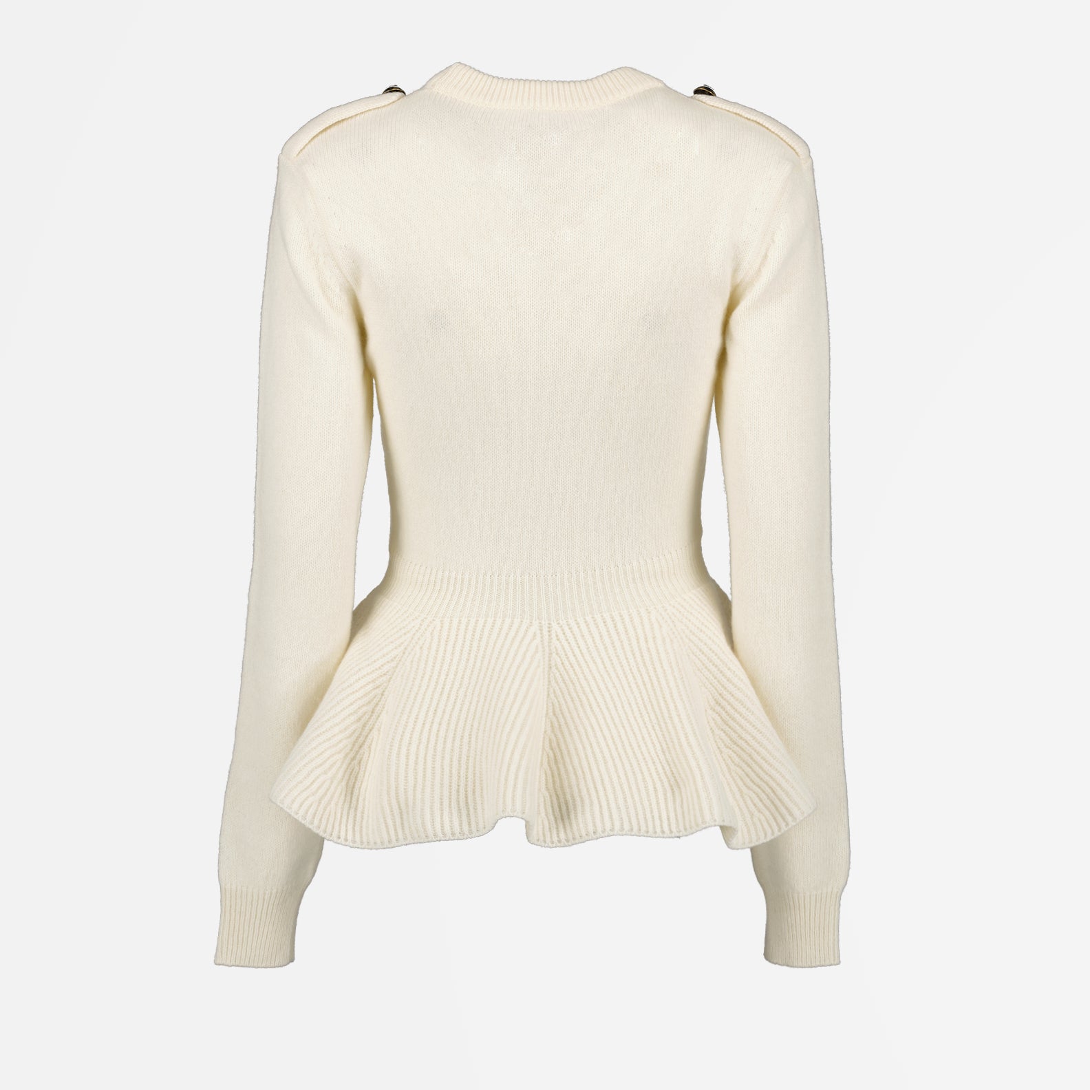 Strickwaren Pull à volants Alexander McQueen Beige Femme