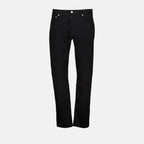 Pantaloni Jeans Slim Alexander McQueen Nero Homme