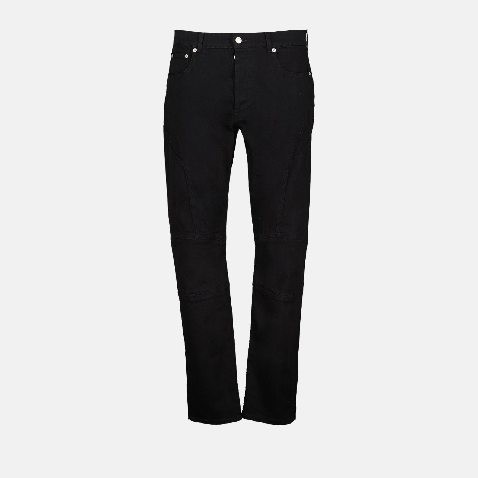 Pantaloni Jeans Slim Alexander McQueen Nero Homme