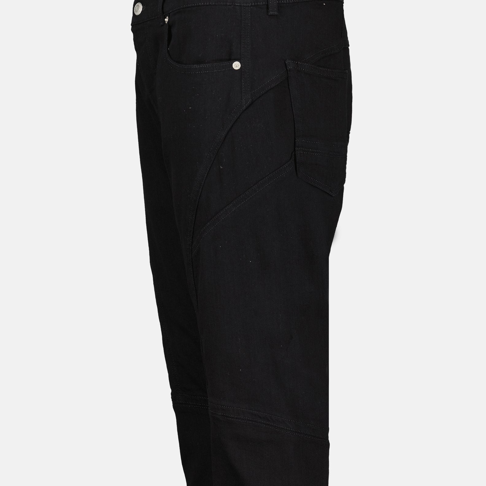 Pantaloni Jeans Slim Alexander McQueen Nero Homme