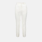 Pants Cigarette pants Alexander McQueen White Women