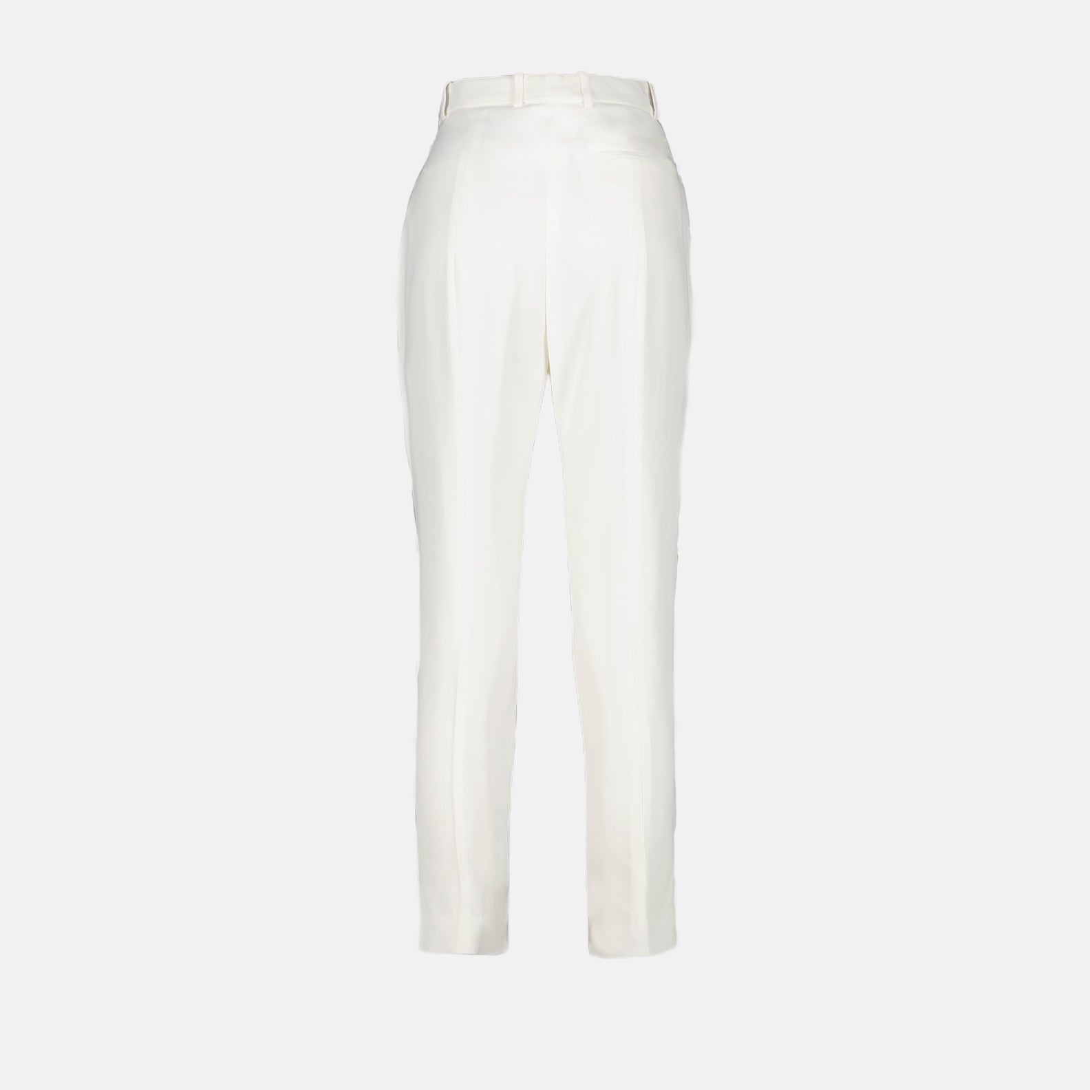 Pants Cigarette pants Alexander McQueen White Women