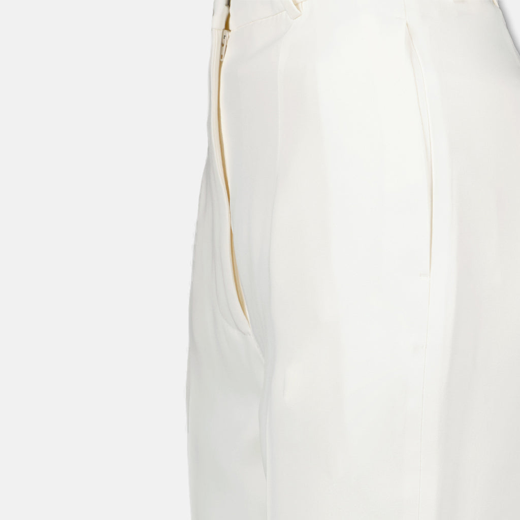 Pants Cigarette pants Alexander McQueen White Women
