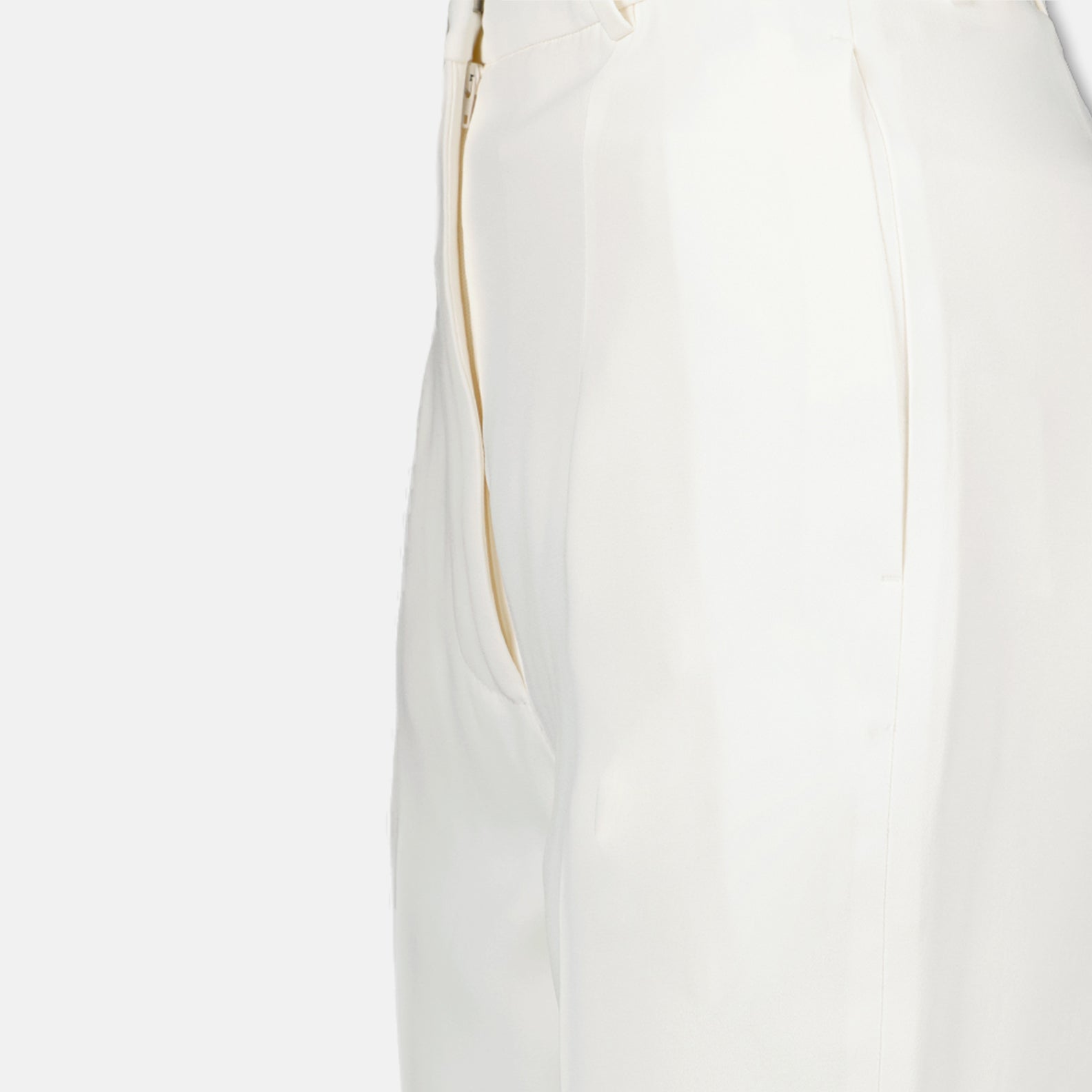 Pants Cigarette pants Alexander McQueen White Women