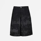 Shorts Short Graffiti Alexander McQueen Noir Homme