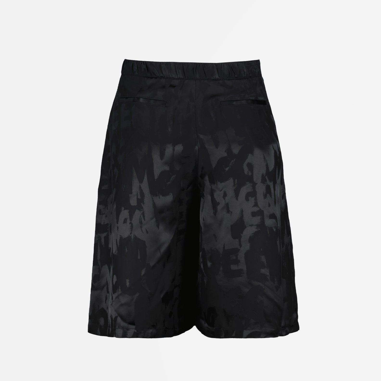 Shorts Short Graffiti Alexander McQueen Noir Homme