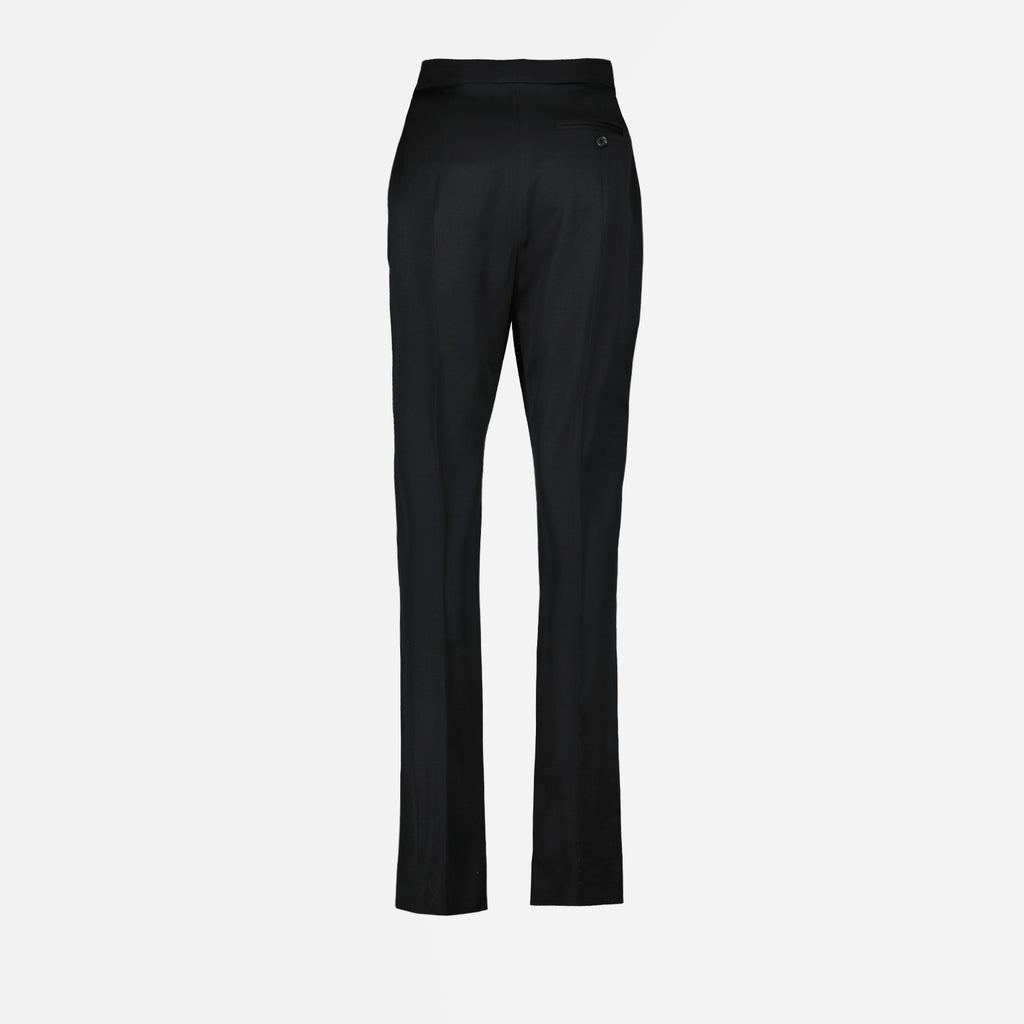 Pantaloni Pantaloni Cigarette Alexander McQueen Nero Femme