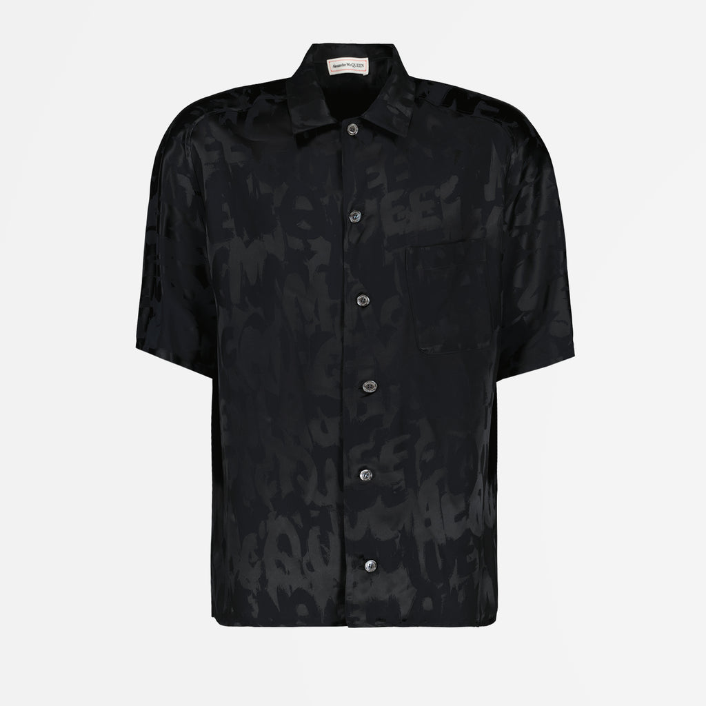 Chemises Chemise Hawaïenne Alexander McQueen Noir Homme