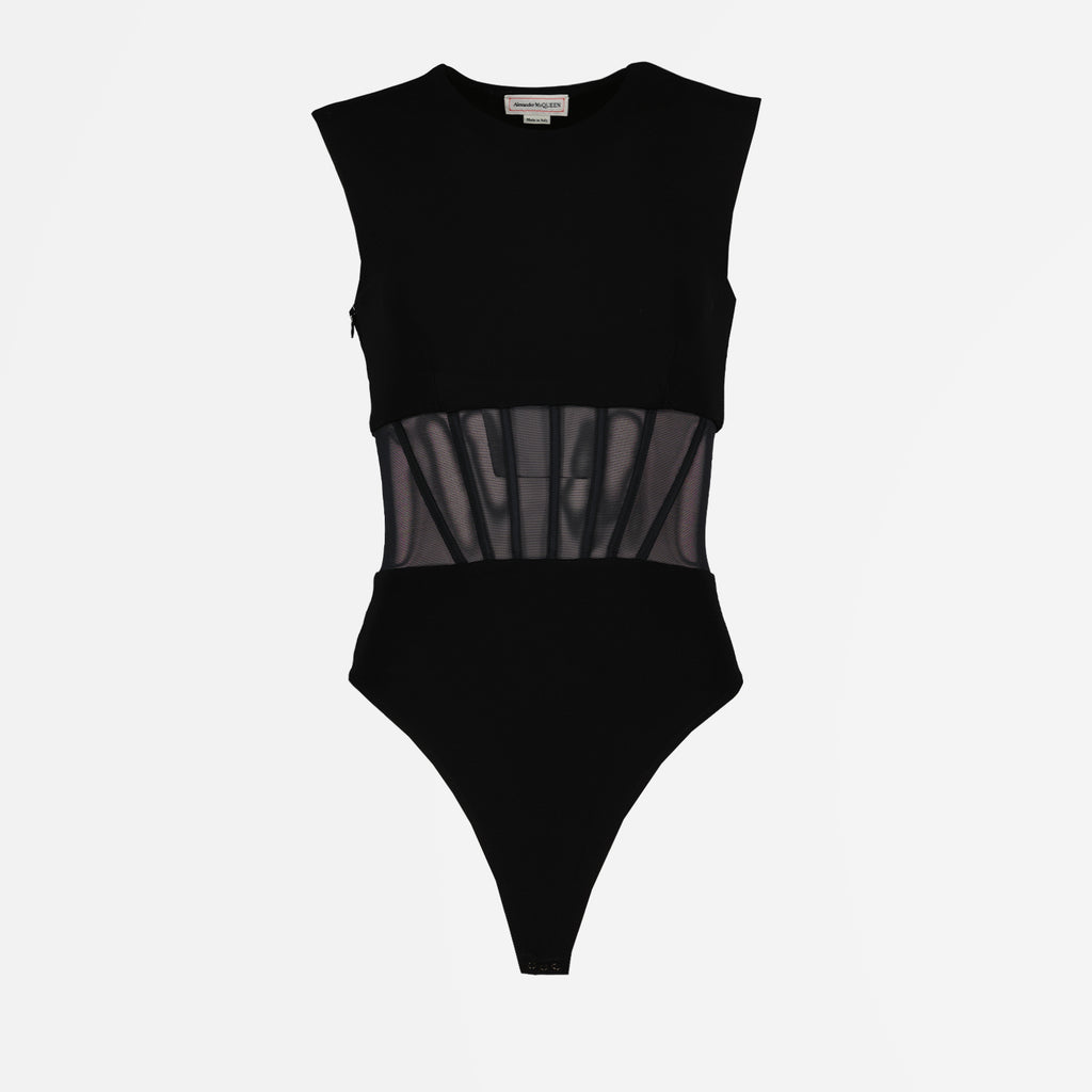 Tops Body Hybrid Alexander McQueen Preto Femme