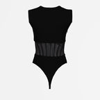 Tops Body Hybrid Alexander McQueen Preto Femme