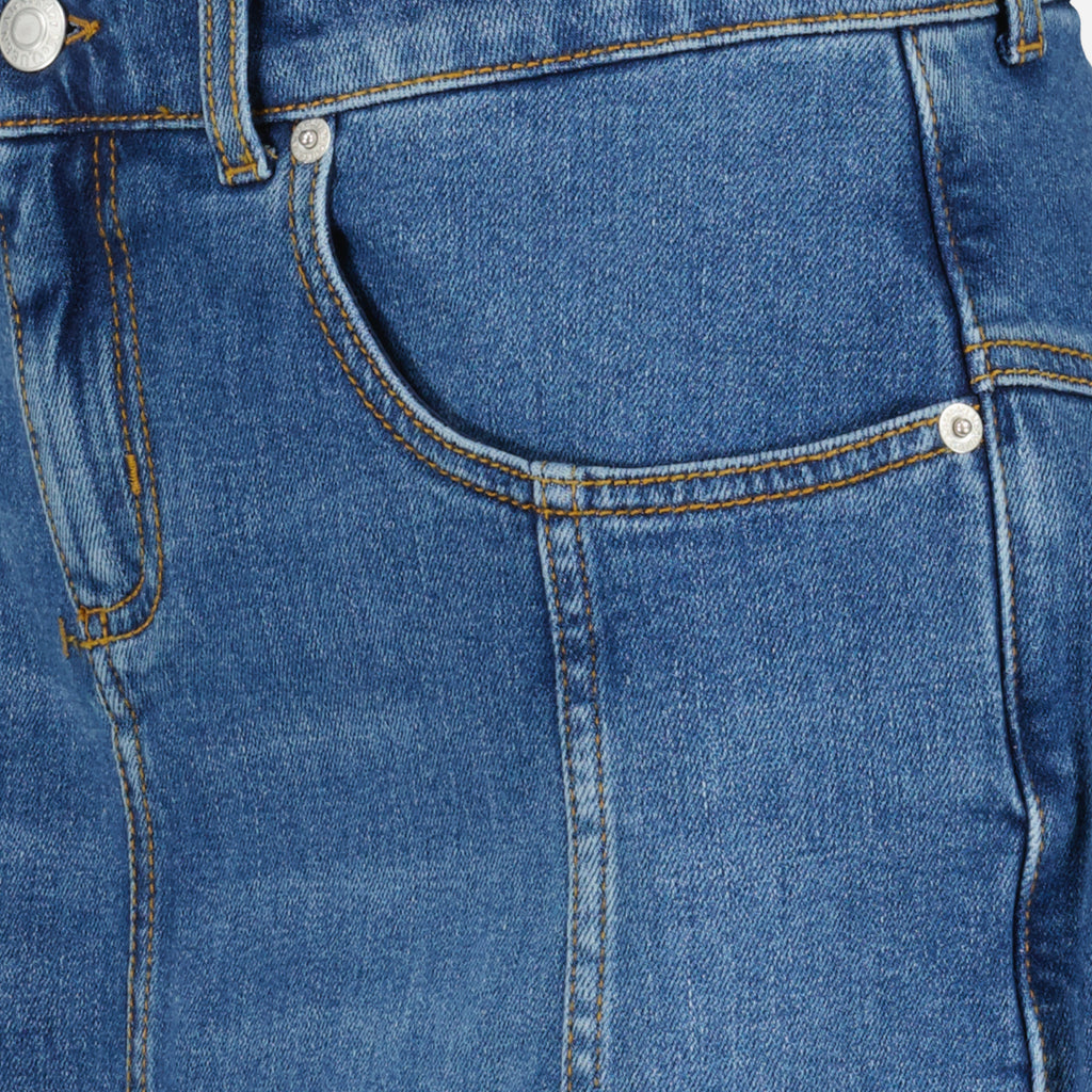 스커트 진 데님 스커트 Alexander McQueen 파란색 Femme