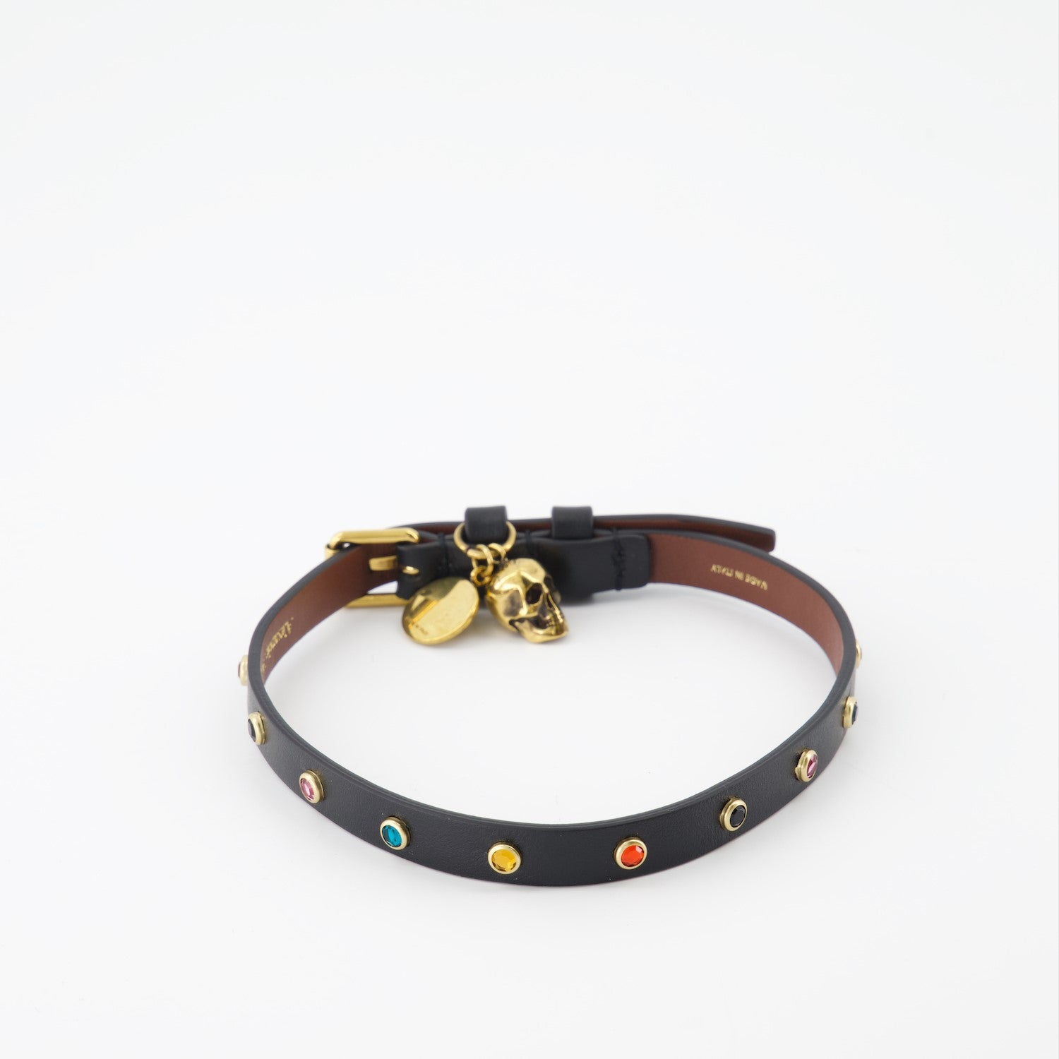 Joias Bracelet Skull Alexander McQueen Preto Femme