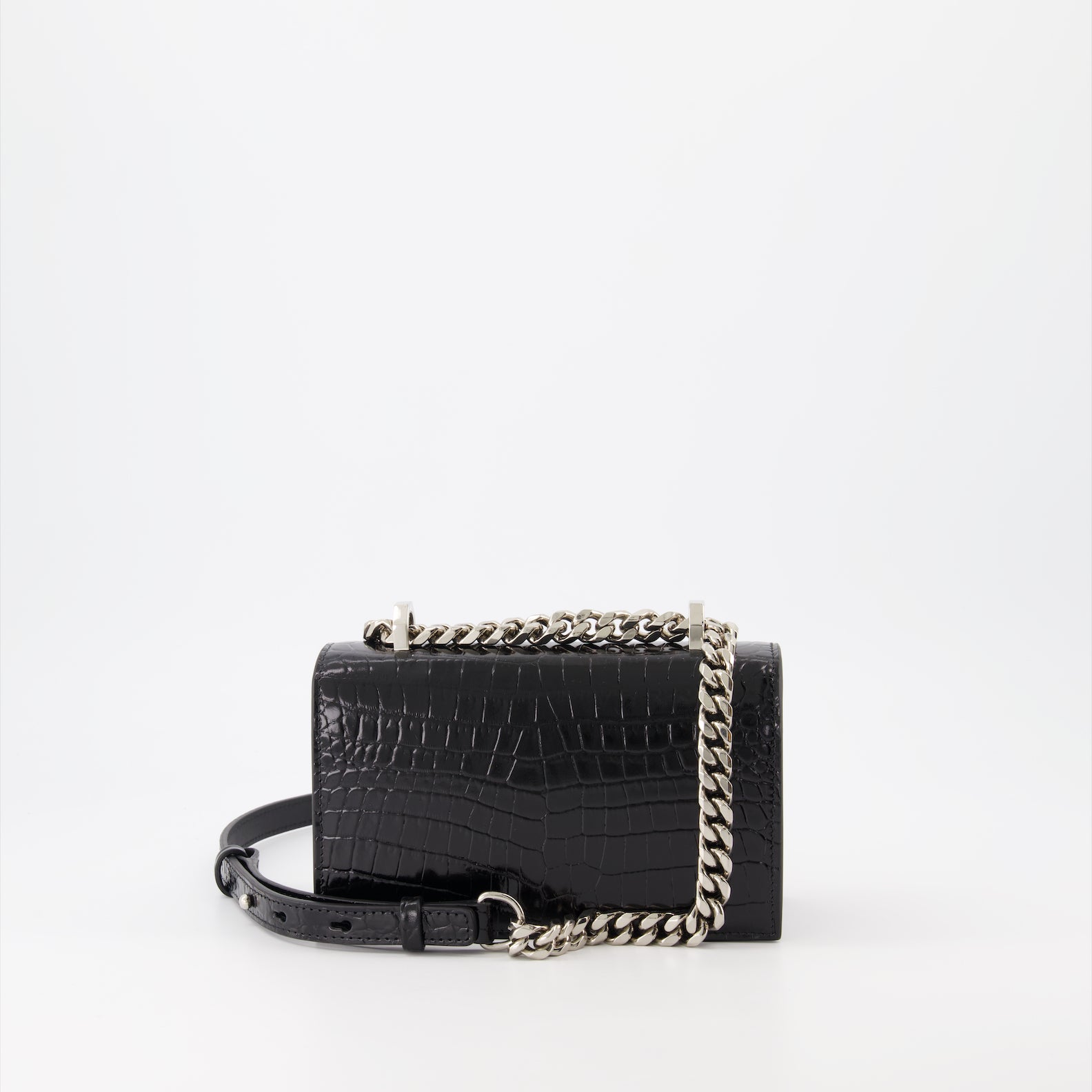 Sacs bandoulière Sac mini Jewelled Satchel Alexander McQueen Noir Femme