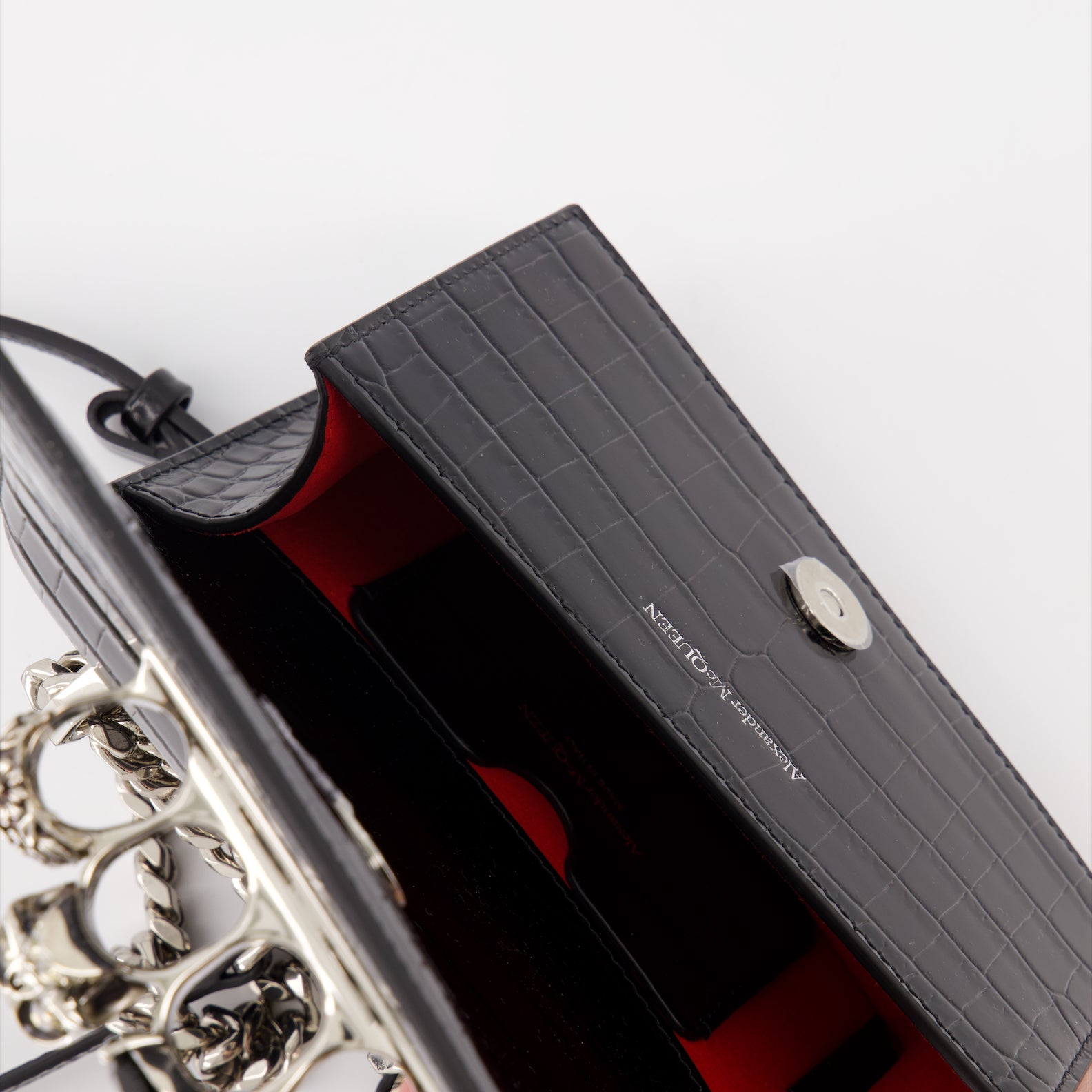 Sacs bandoulière Sac mini Jewelled Satchel Alexander McQueen Noir Femme