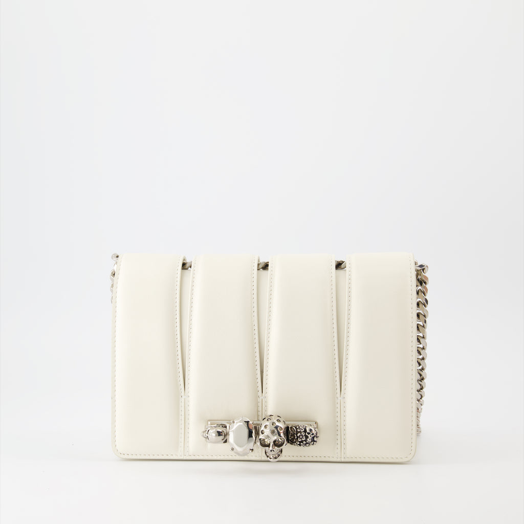 クロスボディバッグ スラッシュバッグ Alexander McQueen 白 女性