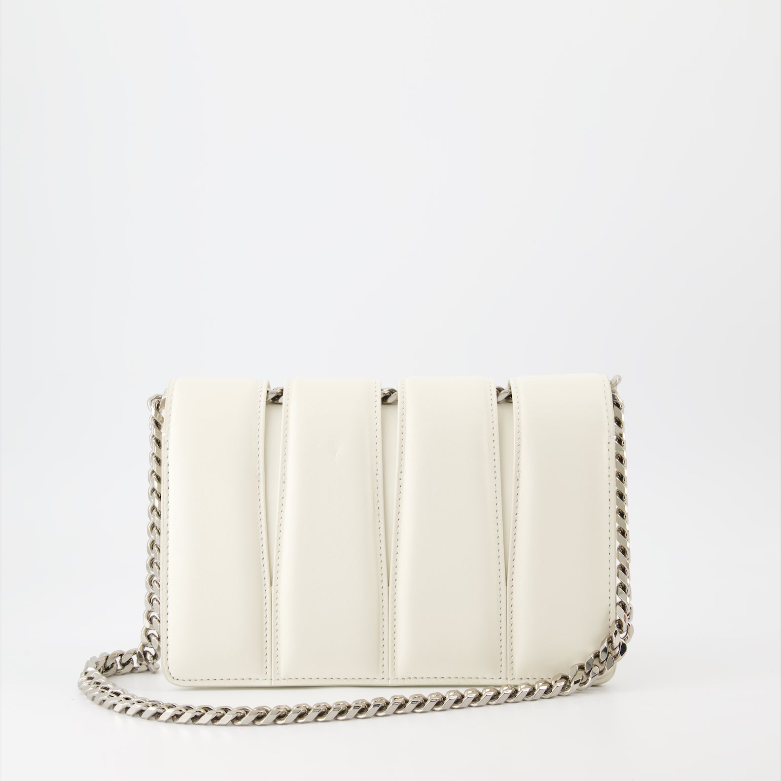 クロスボディバッグ スラッシュバッグ Alexander McQueen 白 女性