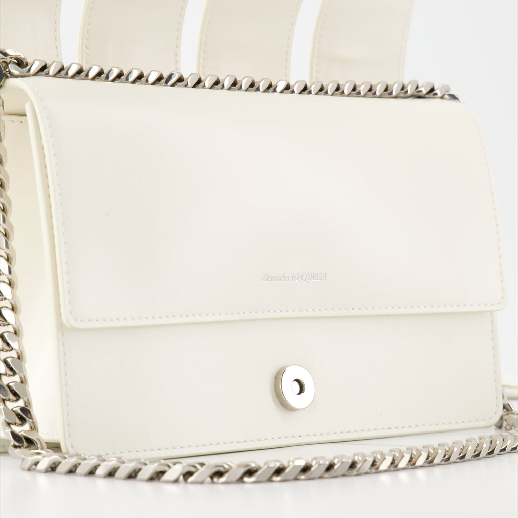 クロスボディバッグ スラッシュバッグ Alexander McQueen 白 女性