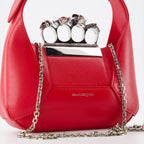 Handbags and shoulder bags Mini Jeweled hobo bag Alexander McQueen Red Women