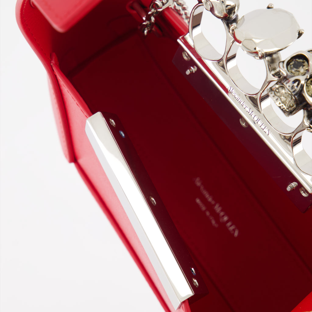 Handbags and shoulder bags Mini Jeweled hobo bag Alexander McQueen Red Women