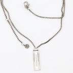 Gioielli Collier Enamel Tag Alexander McQueen Argento Homme