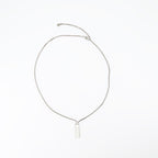 Gioielli Collier Enamel Tag Alexander McQueen Argento Homme