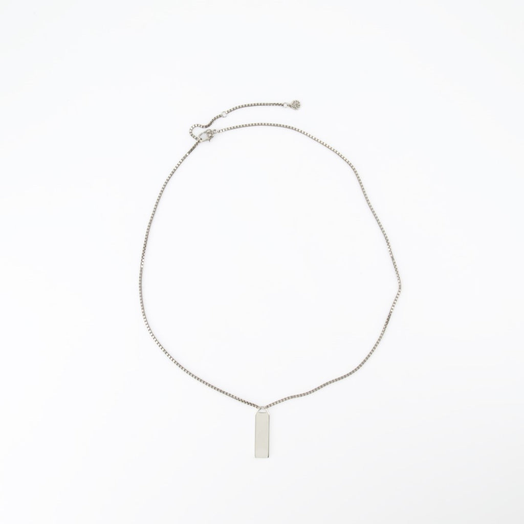 Gioielli Collier Enamel Tag Alexander McQueen Argento Homme