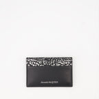 Petite maroquinerie Porte-cartes en cuir Alexander McQueen Noir Homme