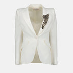재킷 Veste à bijoux Alexander McQueen 베이지 Femme