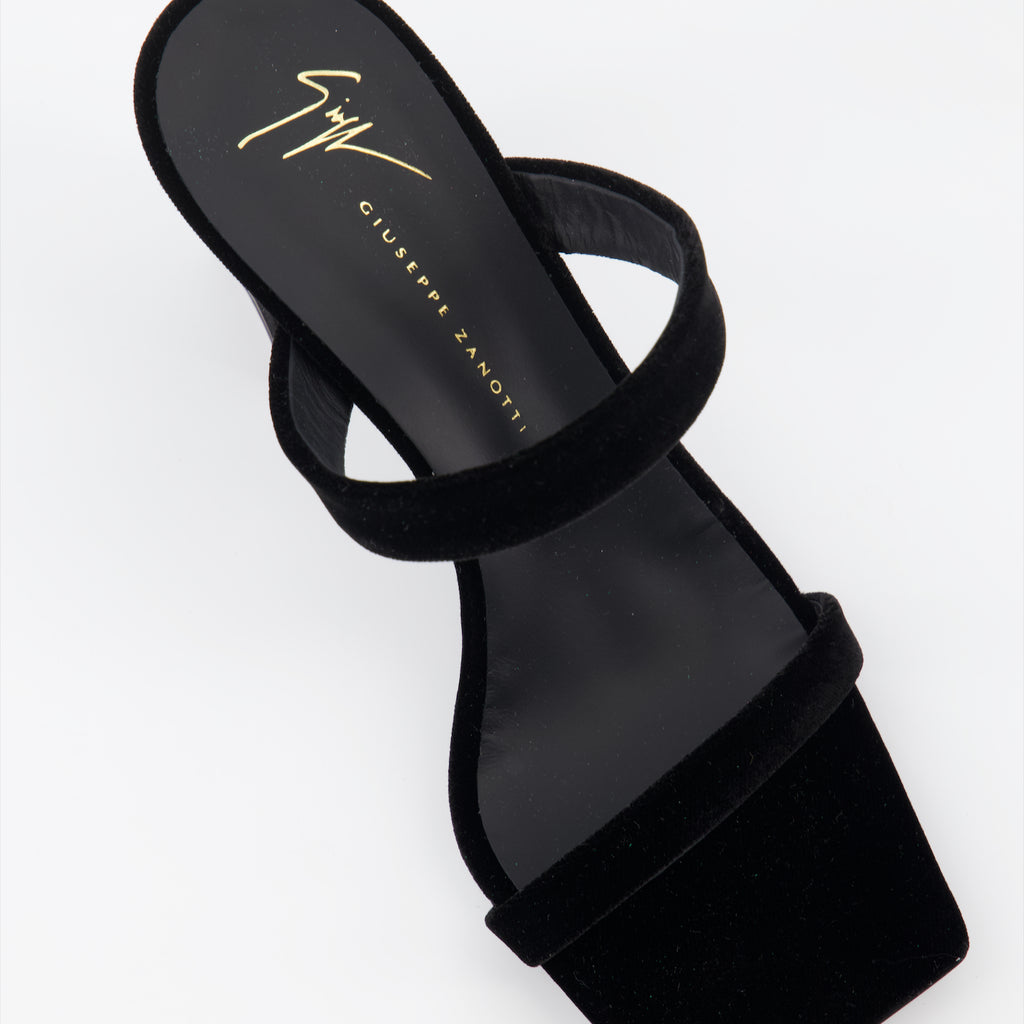 Offene schuhe Mules Flaminia Giuseppe Zanotti Schwarz Femme