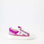 Sneaker Baskets GZ94 Giuseppe Zanotti Rosa Femme