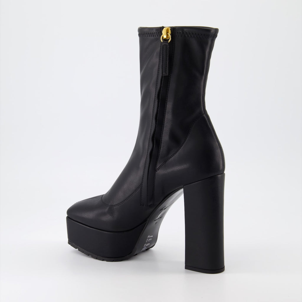 ブーツ モルガナブーツ Giuseppe Zanotti 黒 女性