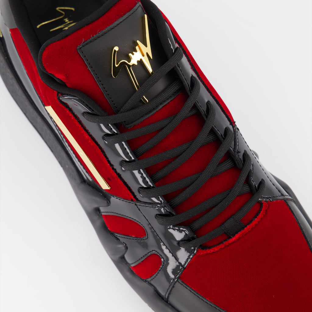 Sneakers Baskets Talon Giuseppe Zanotti Rosso Homme