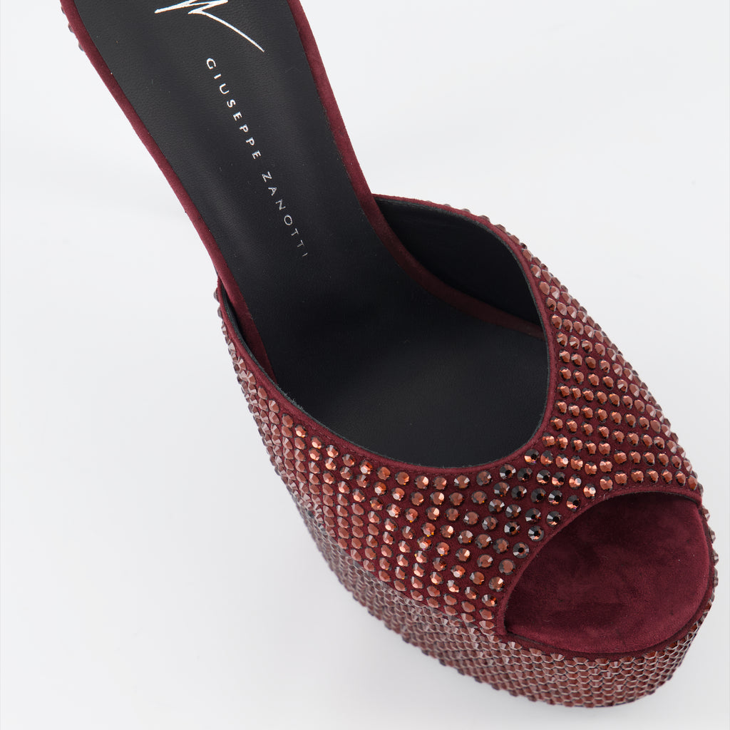 オープントゥシューズ GZ Aidaサンダル Giuseppe Zanotti 赤 女性