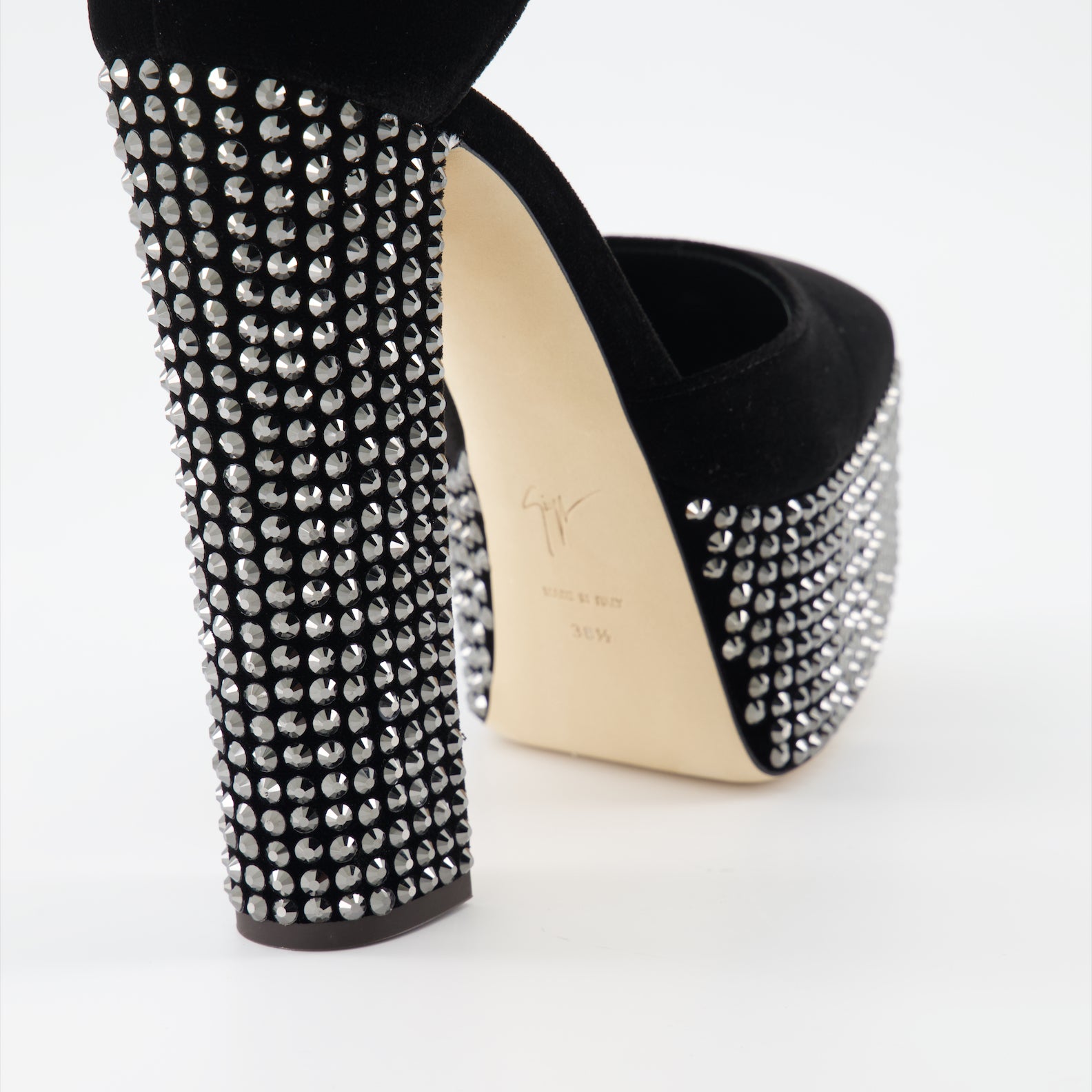 Heels Bebe Strass Pumps Giuseppe Zanotti Black Women