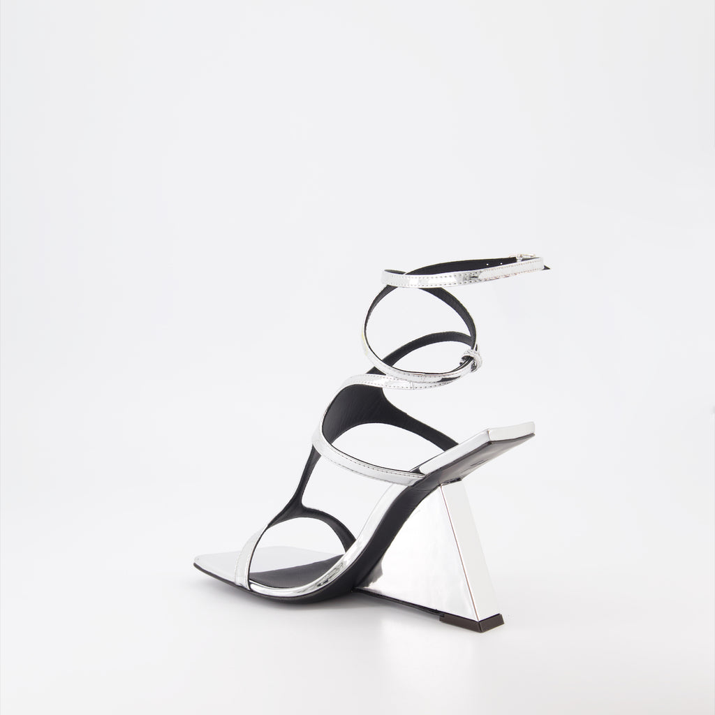 Sapatos abertos Sandales Tutankamon Giuseppe Zanotti Prata Femme