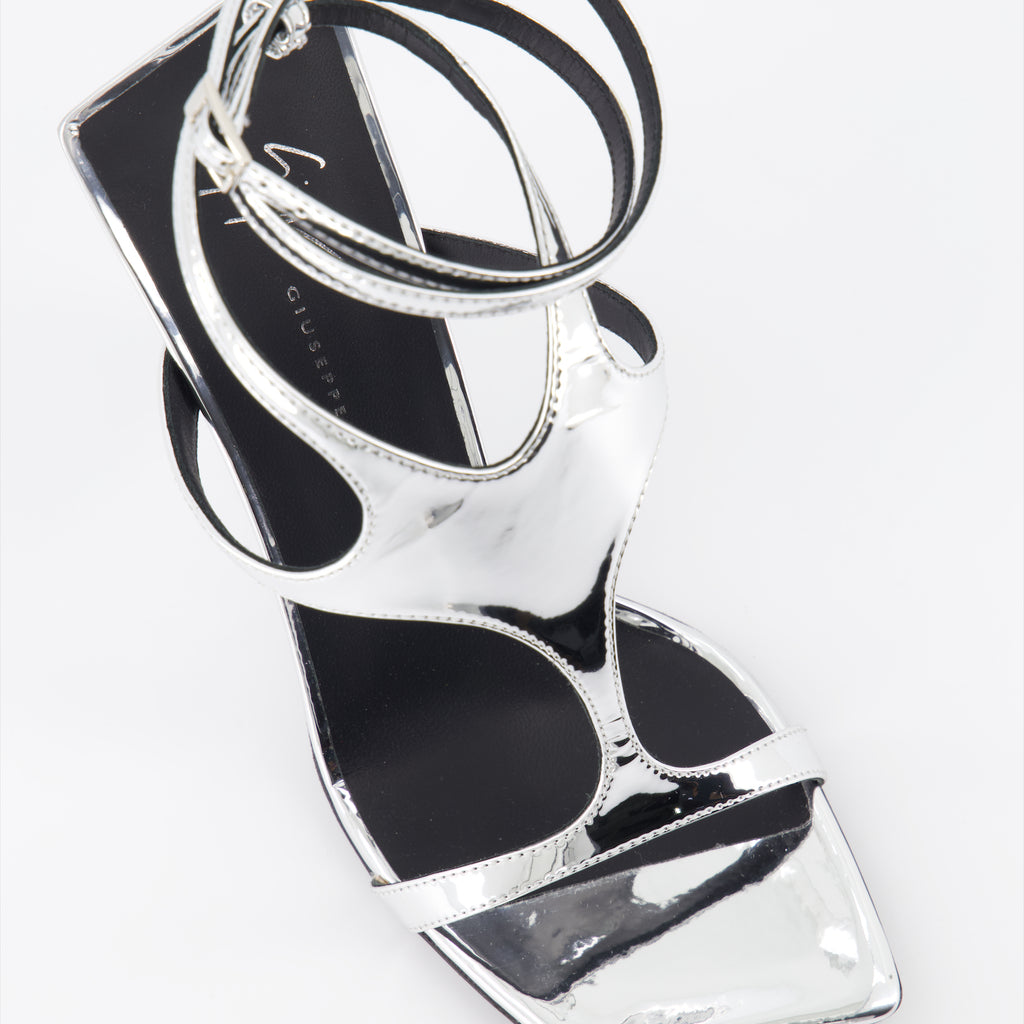 Sapatos abertos Sandales Tutankamon Giuseppe Zanotti Prata Femme