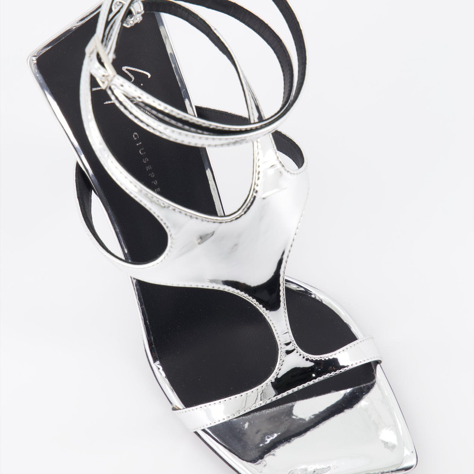 Zapatos abiertos Sandales Tutankamon Giuseppe Zanotti Plata Femme